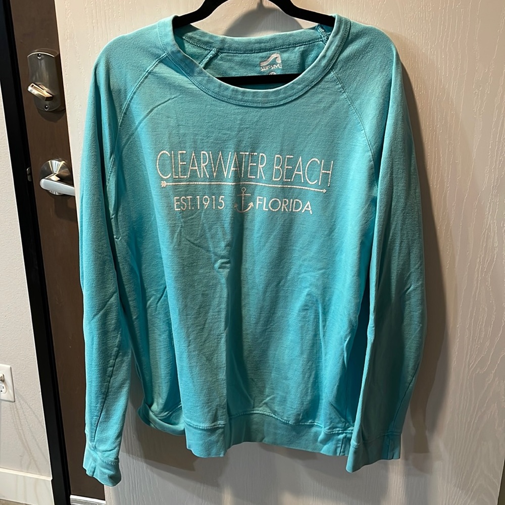 Surf Style Aqua Long Sleeve Tee